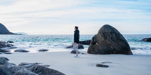 Hero_man walking on beach_HAV Group